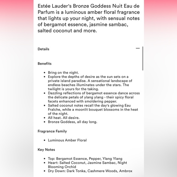 Estee Lauder Bronze Goddess Nuit Eau de Parfum (1.7oz) - Picture 6 of 7